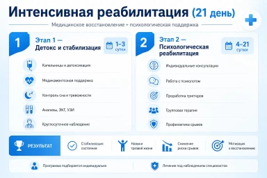 Реабилитация за 21 день в Талице